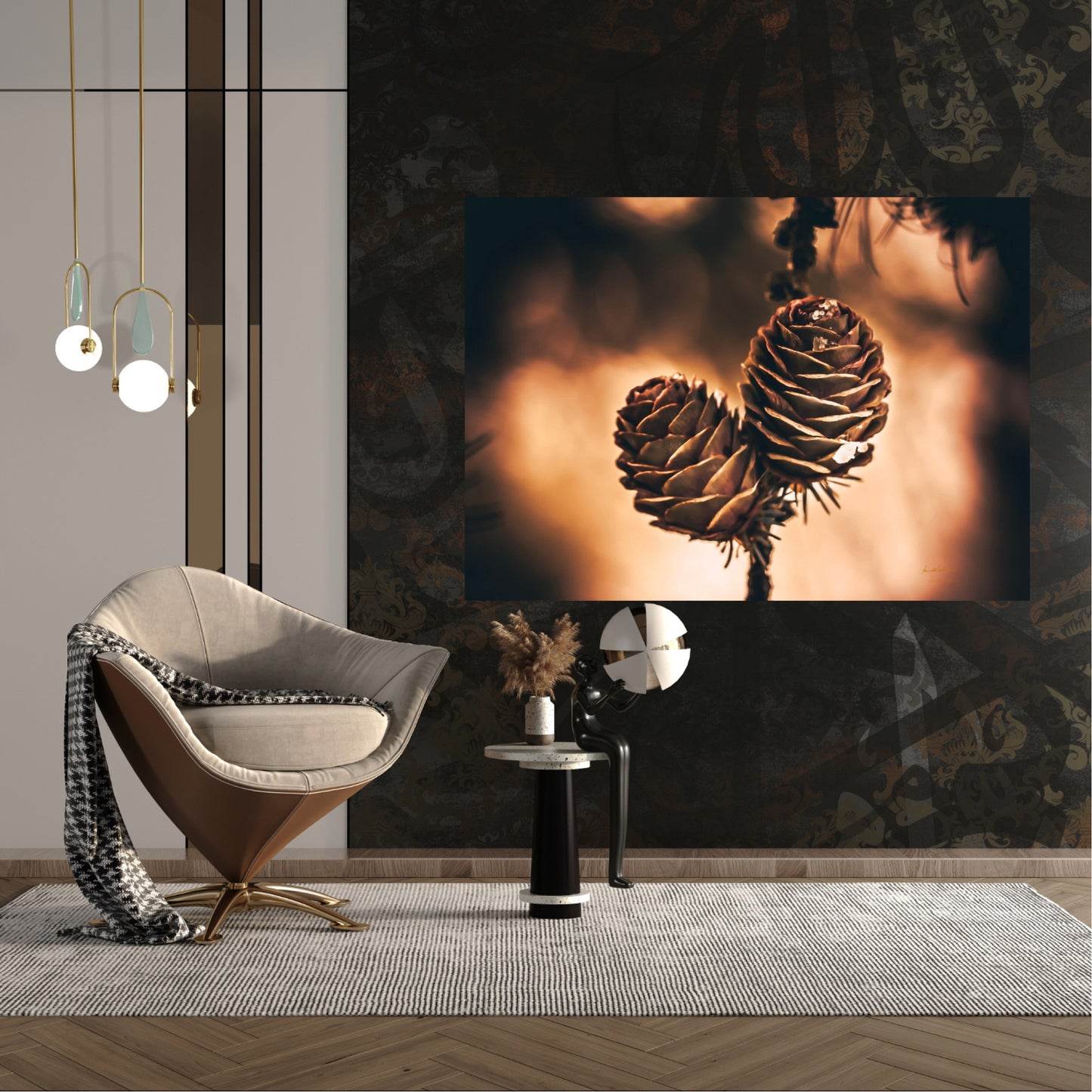 Golden heart - liggende format