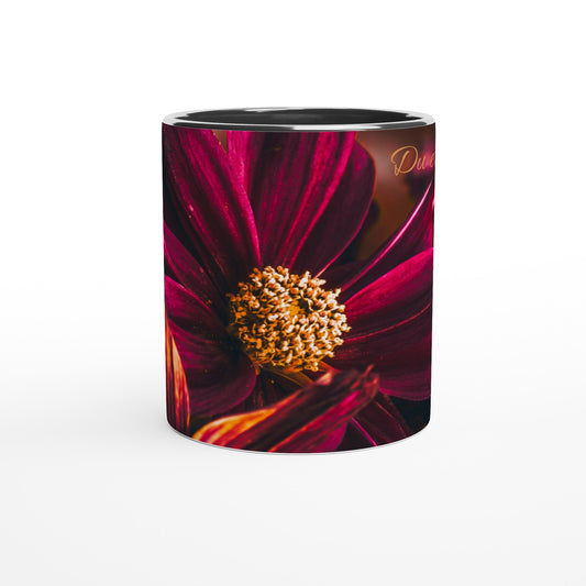 Krus - You're so fine blomst - Sort innside og hank + tekst "Du er verdifull"