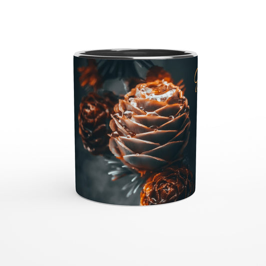 Julekrus - Overflowing motiv med tekst "God Jul"