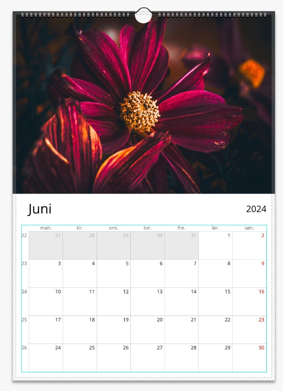 Blomsterkalender 2024